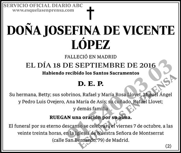Josefina de Vicente López